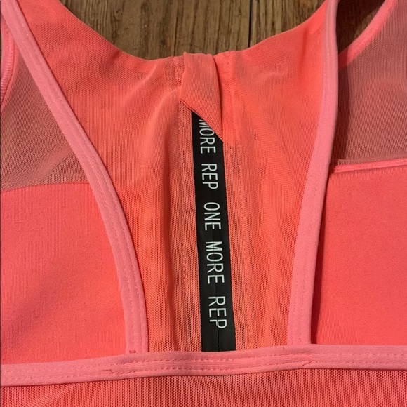 ZYIA Pink Mesh Panel Sports Bra for Intense Workouts - Picture 6 of 11
